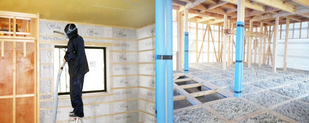 セルロースファイバー 鯖江市や越前市の新築 リフォーム 不動産ならタケウチ住建