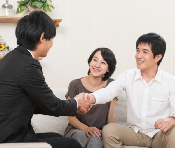 お客様と二人三脚
